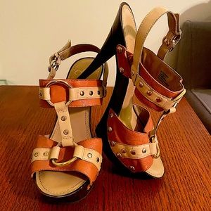Jessica Simpson Georgina Backstrap Heels / Size 7.5